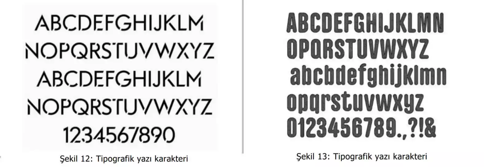 tipografik yazı karakter örnekleri-Beykoz Web Tasarım